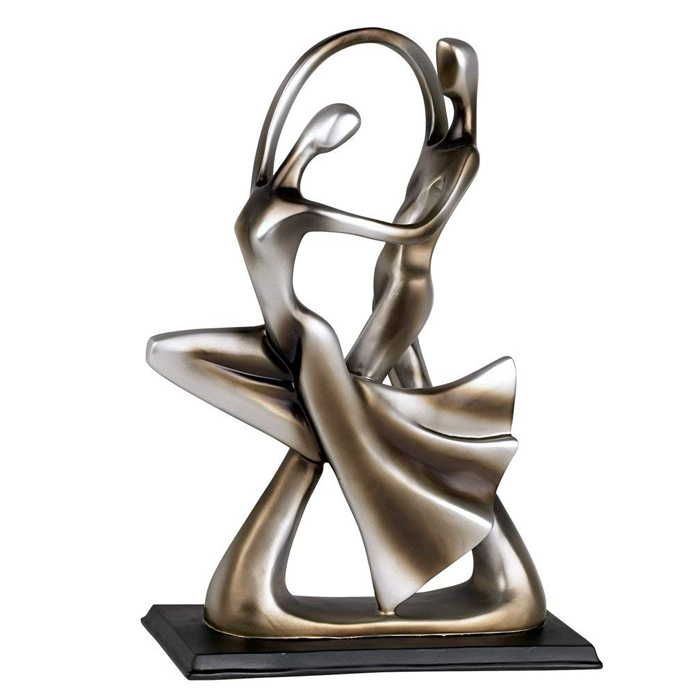 Couple Dance Brass Sculpture For Sale Metal Decorative